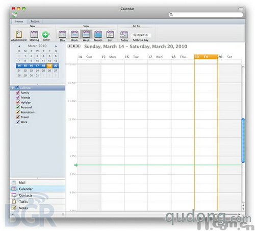 Mac版Office2011曝光 Outlook华丽登场