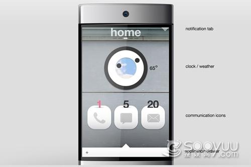 可自动清洁杀菌概念手机HTC1多图曝光