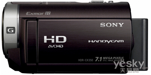 成熟典雅韵味 索尼HDR-CX350E摄像机新上市