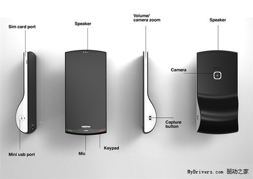 不倒翁设计 诺基亚超酷动力学概念手机