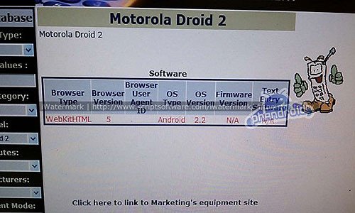 3.7英寸+Android 2.2 Droid 2准备发布