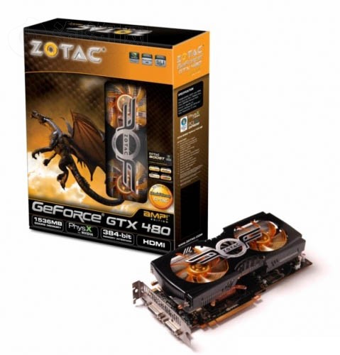 索泰(Zotac)GTX480 AMP显卡 