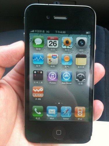 联通iPhone4内测真机曝光