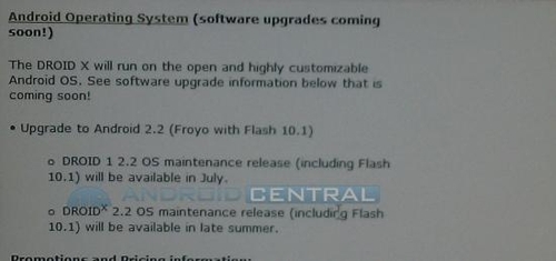 Froyo降临？高端android 8月享受冻酸奶