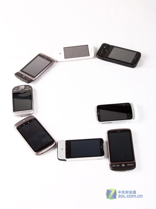 如野火般燃烧的梦想 HTC出品GPhone全家福