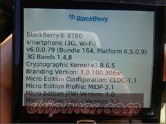 王者诞生 黑莓9780携OS 6谍照汇总