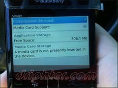王者诞生 黑莓9780携OS 6谍照汇总