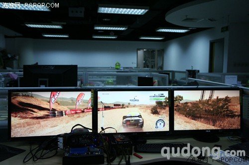 景钛HD5770三屏测试 