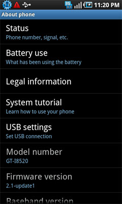 3.7寸超级AMOLED+Touchwiz3.0