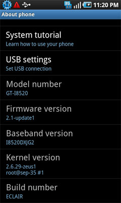 3.7寸超级AMOLED+Touchwiz3.0
