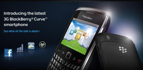 本月内开始销售 黑莓Curve 3G官方发布