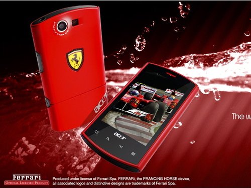 1GHz处理器3.5寸屏 Acer法拉利限定版