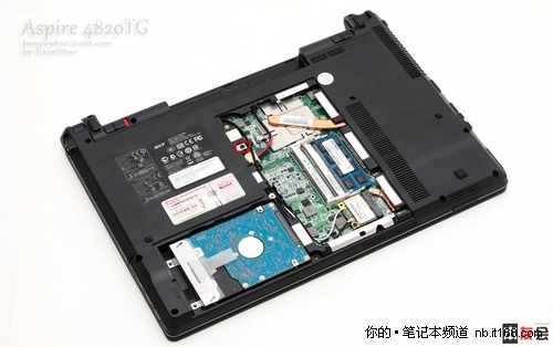 宏碁4820TG机身拆解
