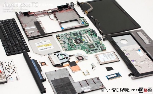 宏碁4820TG 主板介绍与各部件称重