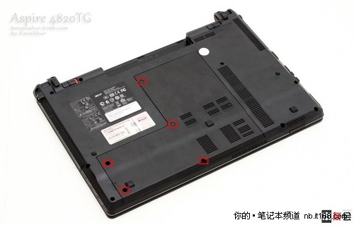 宏碁4820TG机身拆解