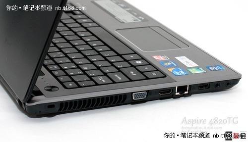 宏碁4820TG接口布局与配件