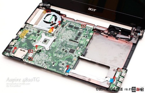 宏碁4820TG机身拆解