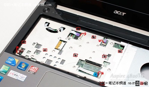宏碁4820TG机身拆解