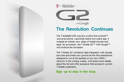 侧滑全键盘? T-Mobile版G2谍照网上曝光