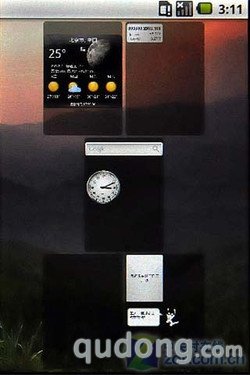 512MB RAM+Android 2.1 酷派W711评测 