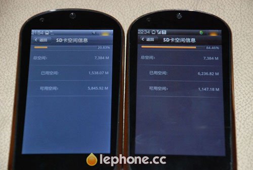 乐Phone电信版/联通版对比(组图)