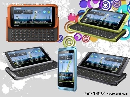 4吋屏幕全键盘 诺基亚E7商务手机亮相