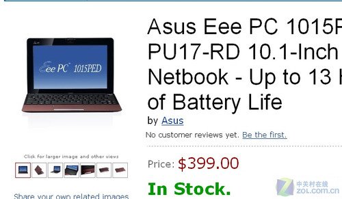 华硕N550双核Eee PC上网本399美元开售