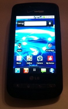 600MHz入门Android LG Vortex真机曝光