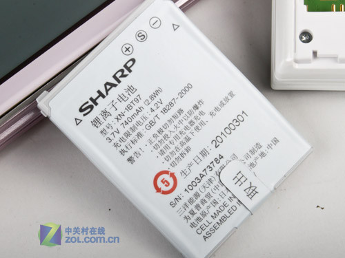 800W像素/触控外屏 翻盖夏普SH6310图赏 