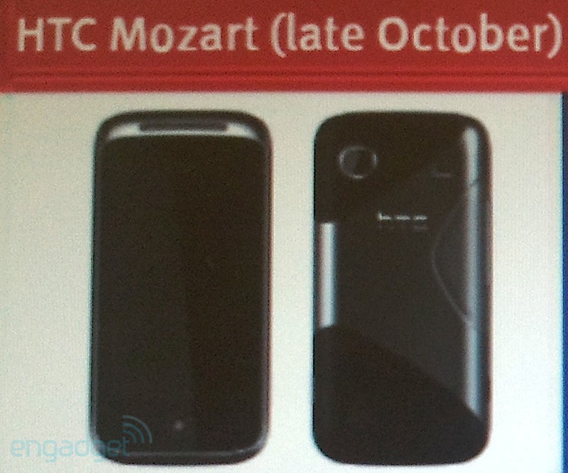 HTC Mozart 国外上市日期已确定
