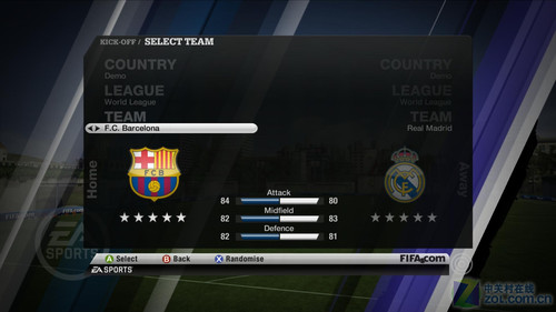 FIFA 11游戏测试 