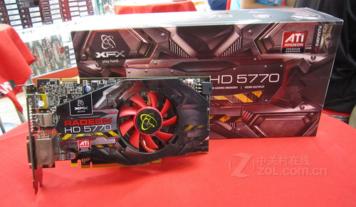 原厂卡并不多见 XFX纯公版HD5770铺货