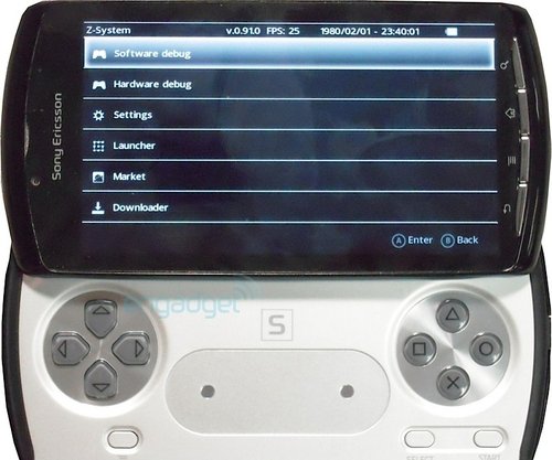 Android3.0系统 索爱PSP Phone真机揭秘