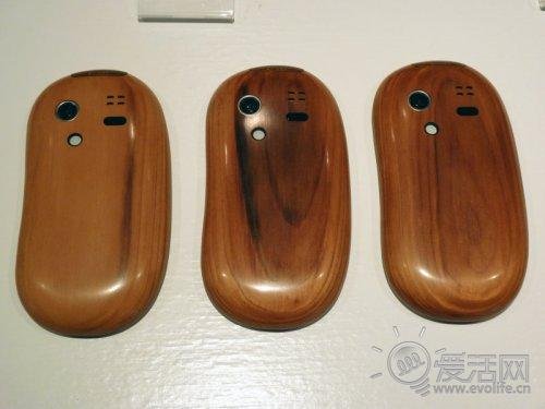 浑然天成 夏普纯木质手机SH08C图赏