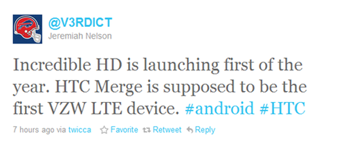 添加LTE收音机功能 HTC Merge将延期发布
