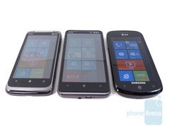 HTC HD7/Surround/三星Focus对比图赏