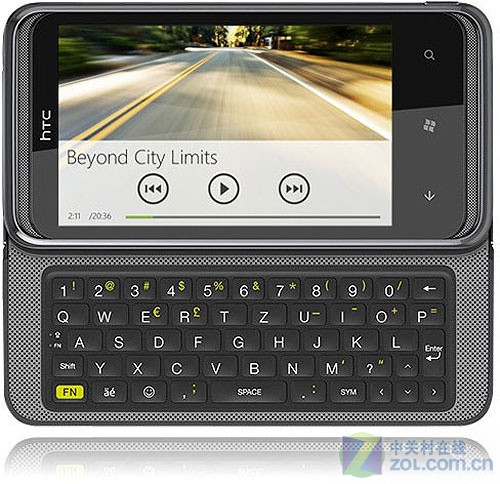 首款侧滑全键盘WP7 HTC 7 Pro即将开卖