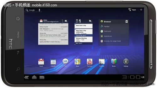 HTC再度发力! Desire HD运行Android3.0