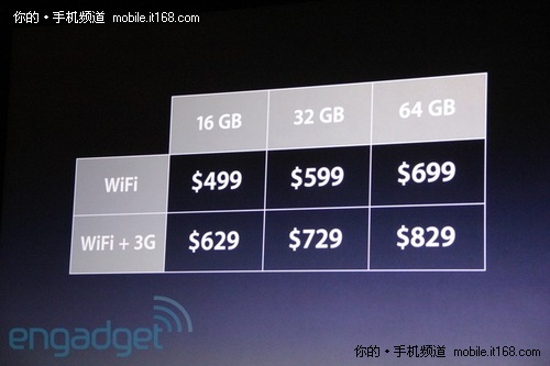 苹果iPad2本月11日发布 最低售价3280元