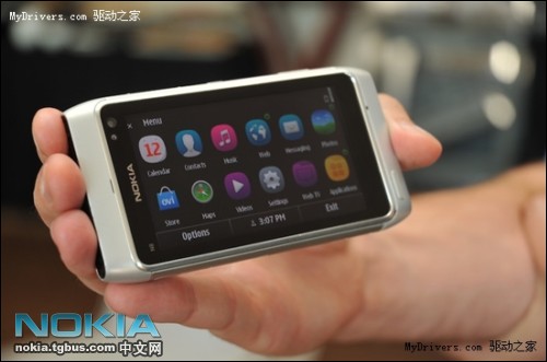 Symbian^3系统全新界面 诺基亚N8实机图曝光