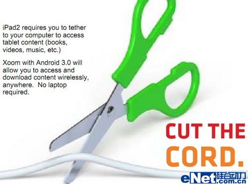 撬动iPad 20大理由选择摩托罗拉XOOM