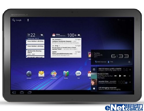 撬动iPad 20大理由选择摩托罗拉XOOM