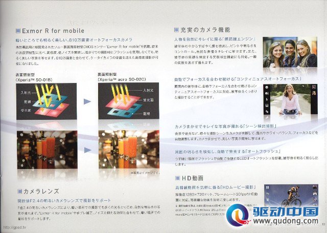 arc 与 X10 混合体！索尼爱立信 Xperia acro 宣传画册公布