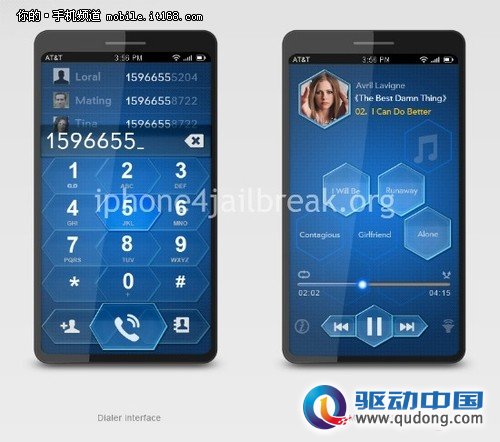 模仿WP7互动多层界面 iPhone 5概念UI曝