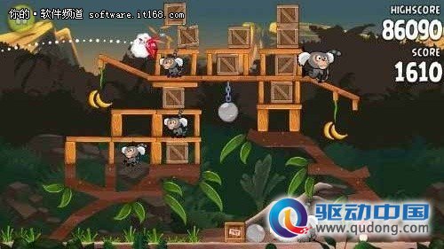 第五名：愤怒的小鸟（Angry Birds）