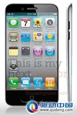 水滴外形 传苹果iPhone5或8月初发布