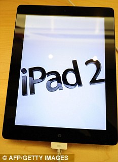 Facelift: The iPad 2 will reportedly be updated with an improved screen 