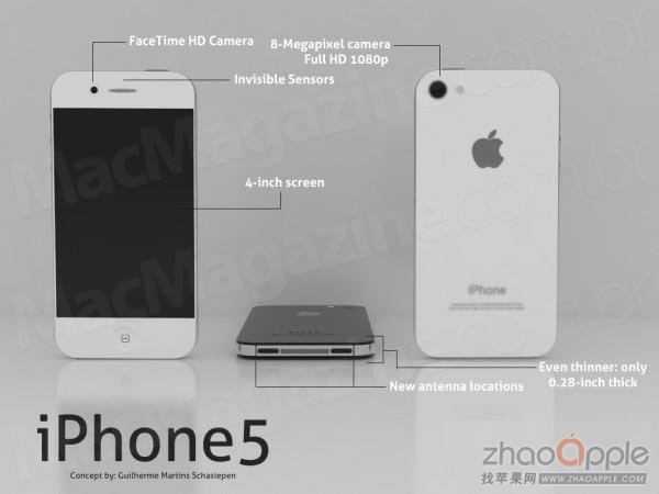iPhone5 最新概念套图流出 超薄无边图1