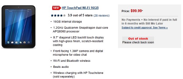 HP TouchPad