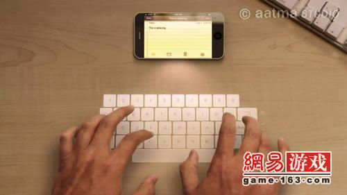 果粉YY作品:iPhone 5镭射键盘